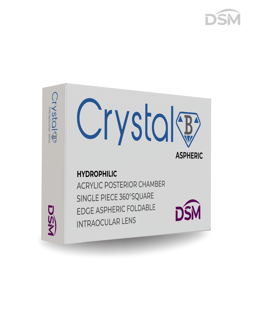 Crystal B– LIO Monofocal Asférico Hidrofílico Plegable para Catarata