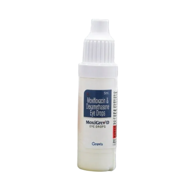 Moxifloxacina con Dexametasona oftálmico