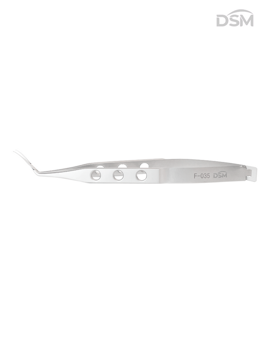 F-035 115mm|1.8mm MICS Capsulorhexis Forceps Pinza Capsulorrexis MICS Box of 4-Caja de 4