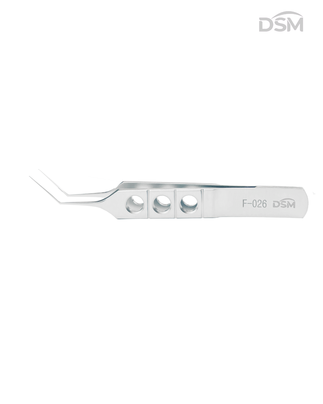 F-026 85mm|1.8mm MICS Capsulorhexis Forceps Pinza Capsulorrexis MICS Box of 4-Caja de 4