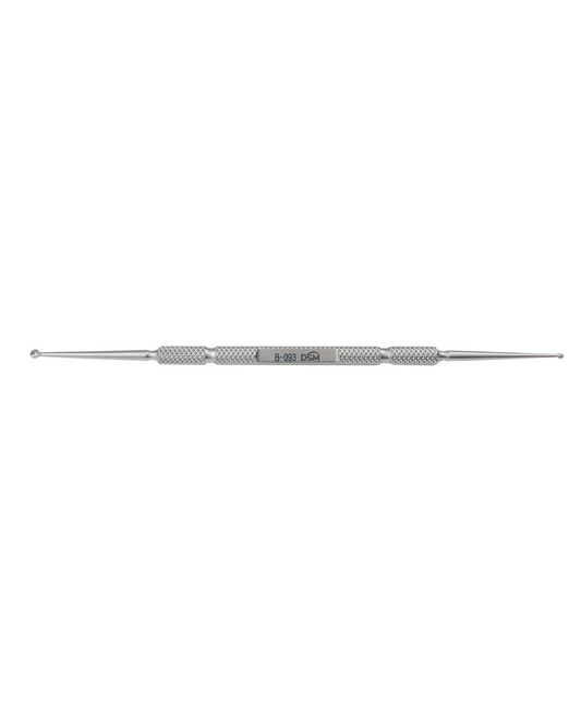 B-095  2.0mm | 3.0mm     Double ended Curette        Cureta con Extremo Doble      Box of 3-Caja de 3