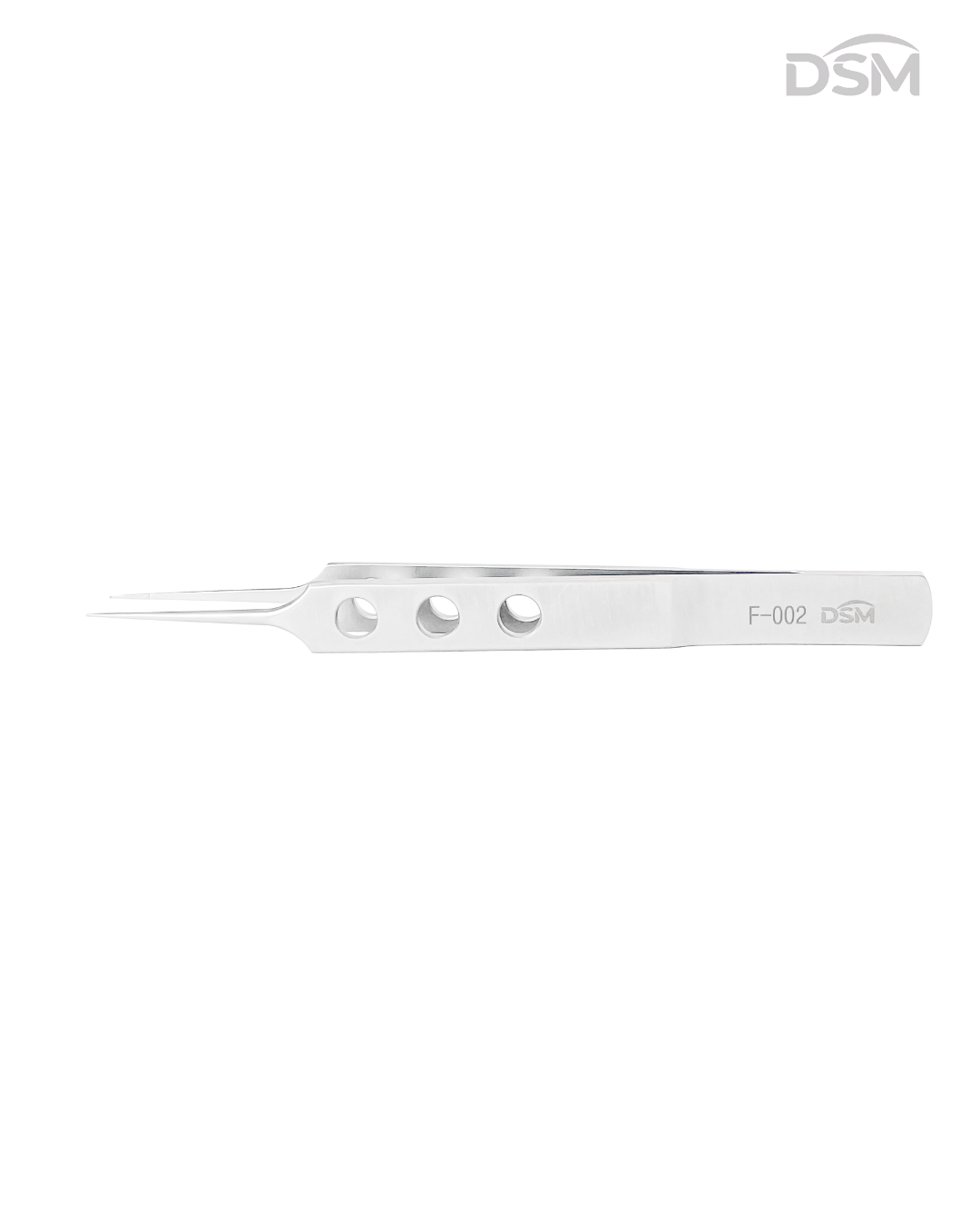 F-002  105mm|0.12mm Toothed Forceps           Pinzas Dentadas  Box of 4-Caja de 4