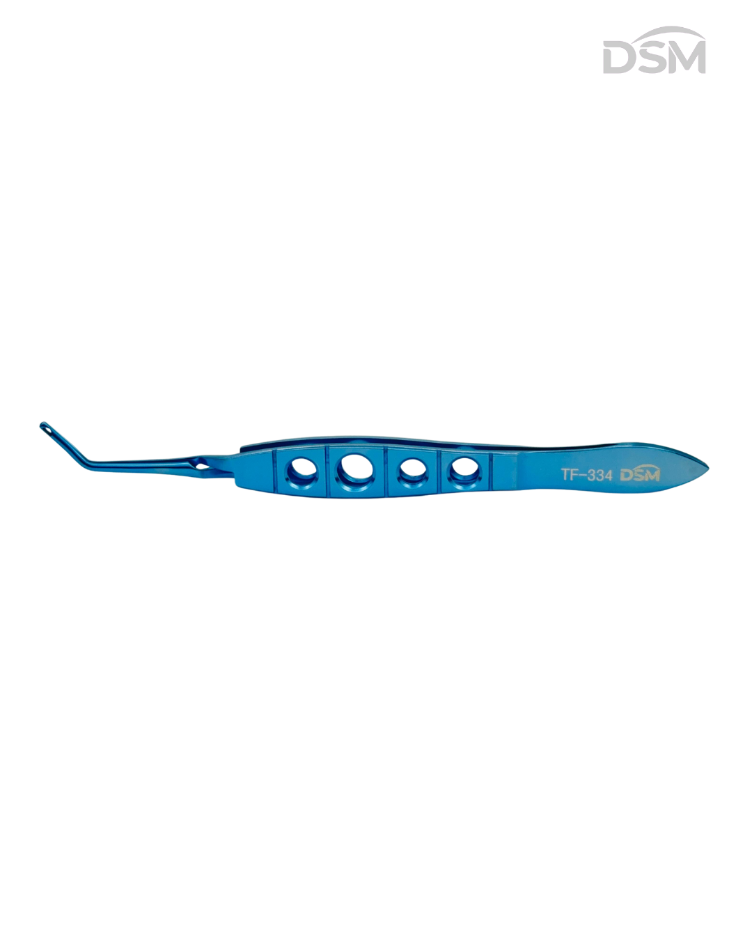 TF-334 118 mm                  Scleral Plug Forceps   Pinzas para tapón escleral