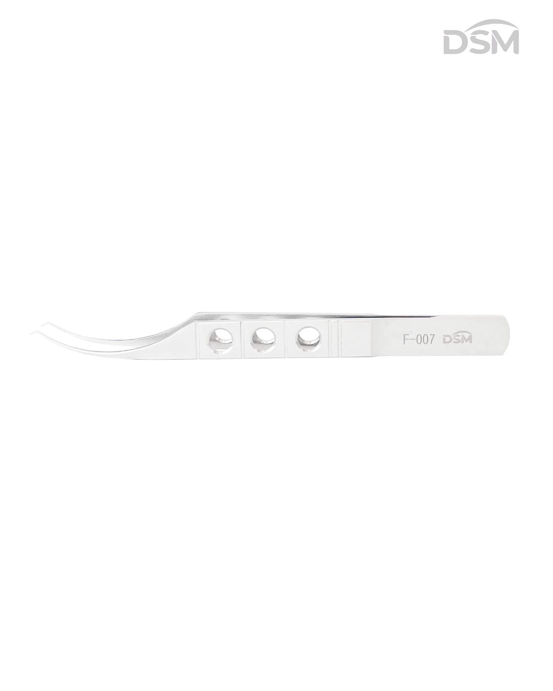F-007 110mm|0.12mm Colibri Toothed Forceps Pinza Dentada Colibrí Box of 4-Caja de 4