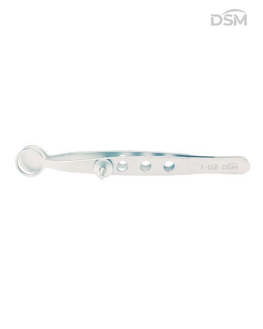 F-058 14.5mm Chalazion Forceps Pinza para Chalazión Box of 4-Caja de 4