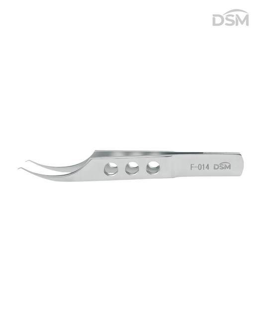 F-014 85mm|0.25mm Pierse-Colibri Corneal Forceps Pinza Corneal Pierse-Colibri Box of 4-Caja de 4