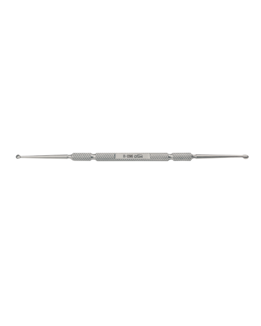 B-096  2.0mm | 2.0mm     Double ended Curette        Cureta con Extremo Doble      Box of 3-Caja de 3