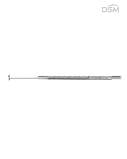 B-080            Scleral Depressor        Depresor Escleral      Box of 3-Caja de 3