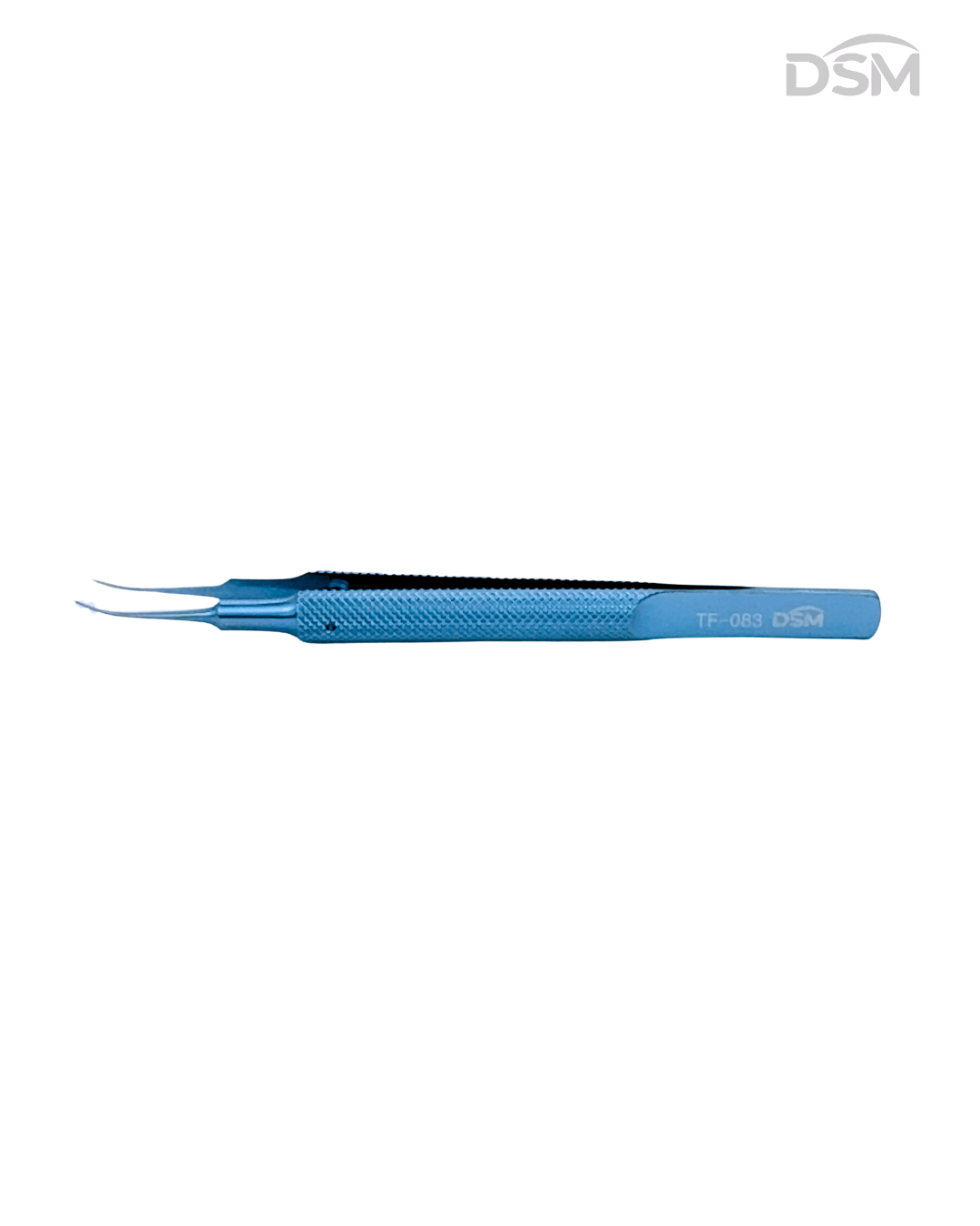 TF-083 0.12mm | 105mm   Curved Toothe Forceps  Pinzas de dientes curvos