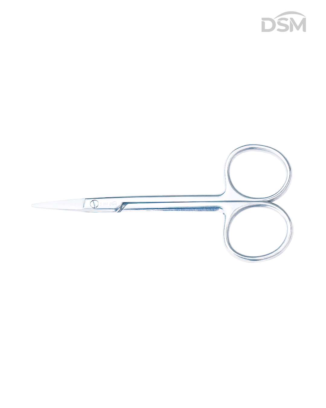 S-043 88mm Straight General Surgical Scissors Tijeras Generales Rectas 88mm Box of 4-Caja de 4
