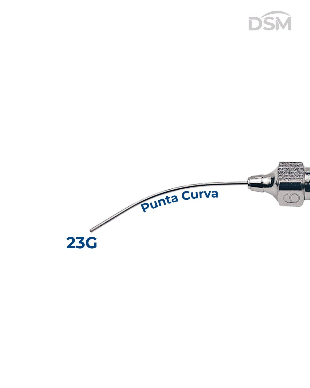 C-028 23G Lacrimal Cannula      Cánula Lagrimal    Box of 5-Caja de 5