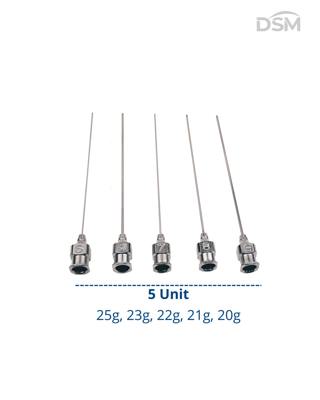 C-025  25G–20G|5 Unit     Lacrimal Cannula Cánula Lagrimal  Box of 3-Caja de 3
