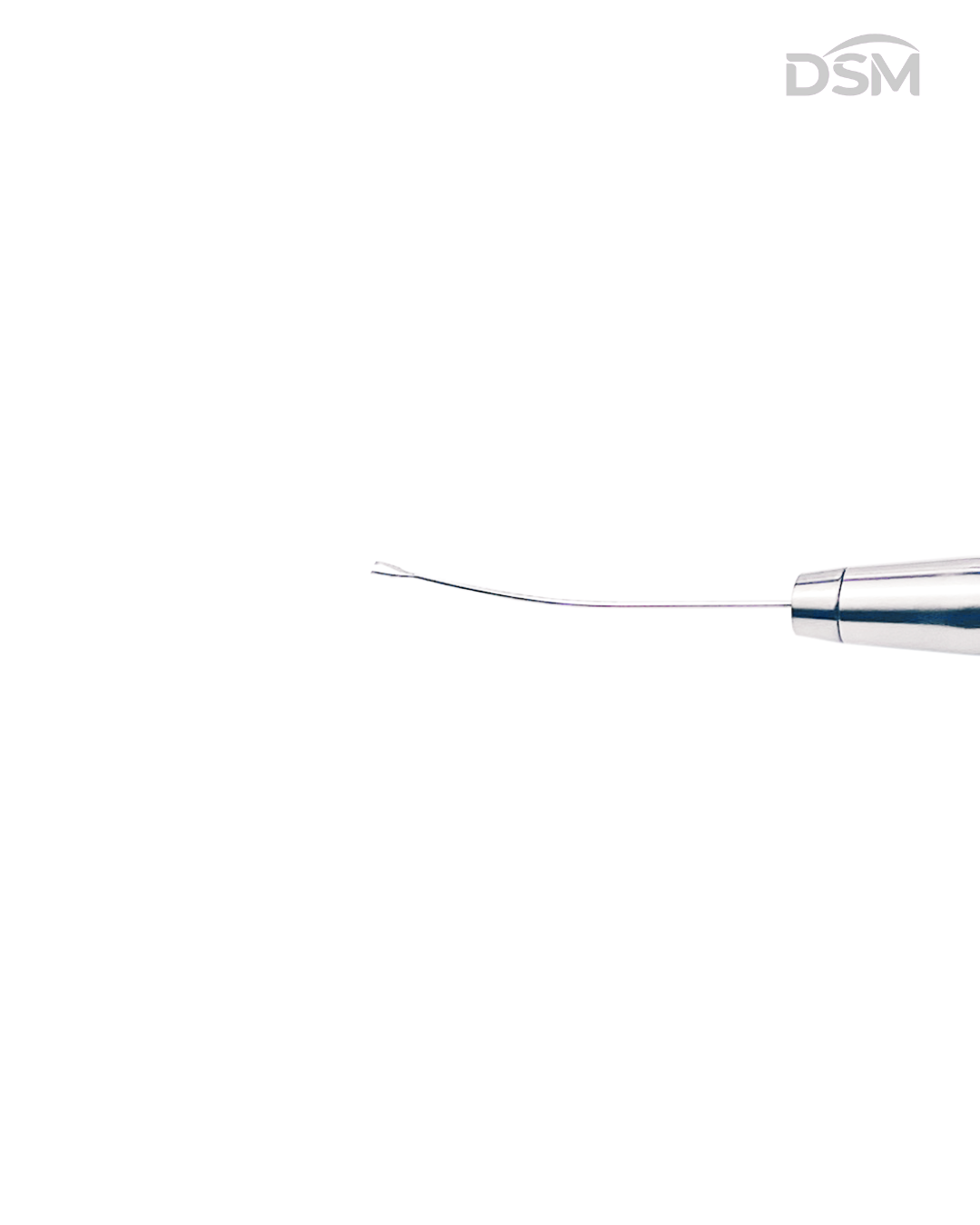 V-028  23G  Vitreoretinal Capsulorhexis Forceps Curved Tube Pinzas de Capsulorrexis Tubo Curvado