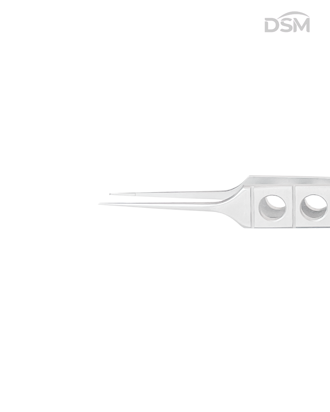 F-001  85mm|0.12mm Toothed Forceps      Pinzas Dentadas       Box of 4-Caja de 4