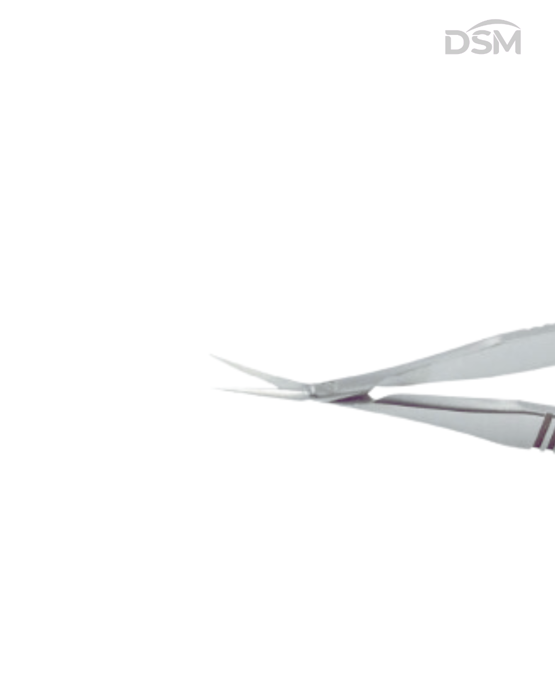S-032 115mm Angled Vannas Scissors for Capsulotomy Tijeras de Vannas para Capsulotomía Angulada Box of 2-Caja de 2
