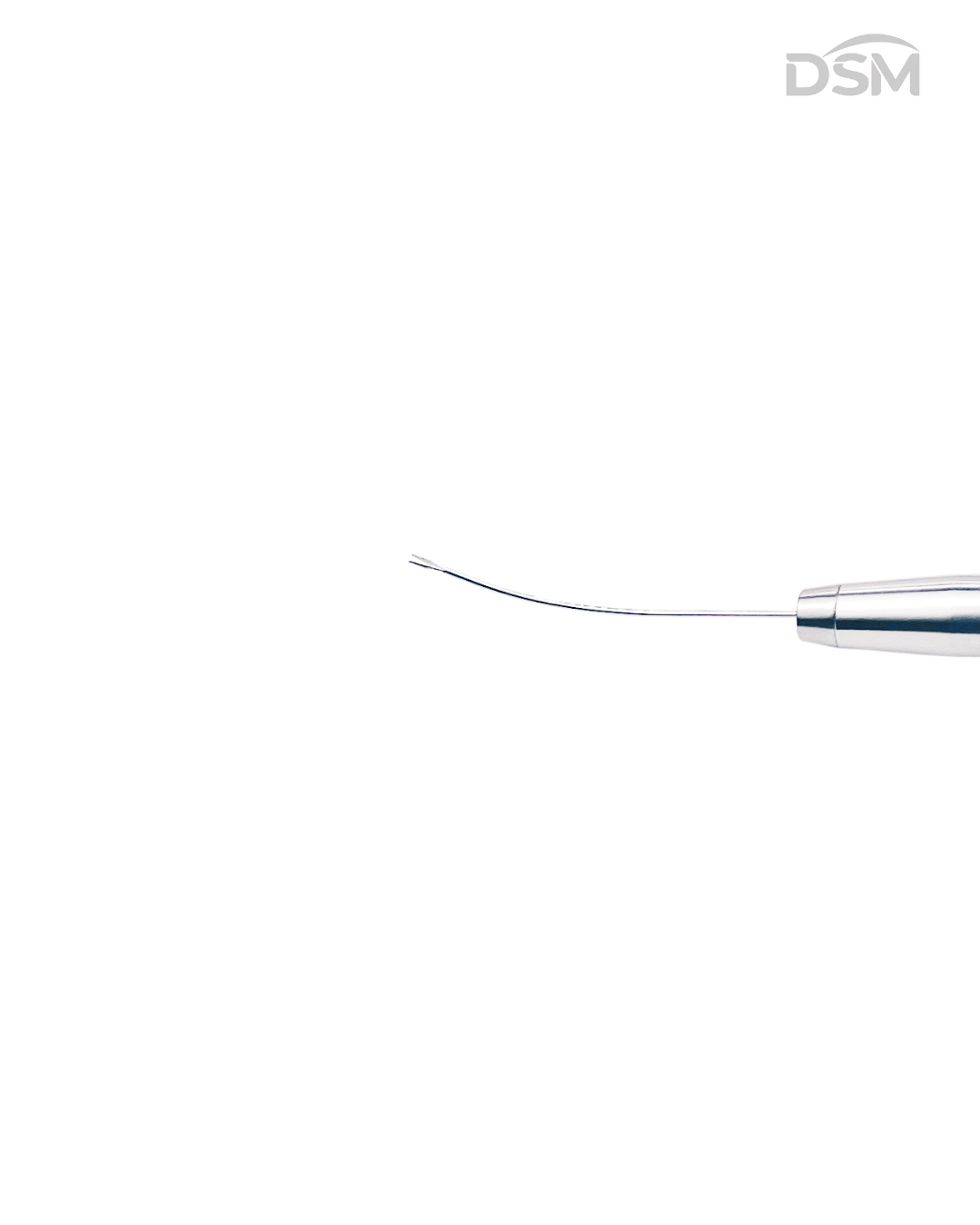 V-044 23G  Vitreoretinal Toothed Forceps Curved Tube Pinzas Vitreoretinales Dentadas Tubo Curvado