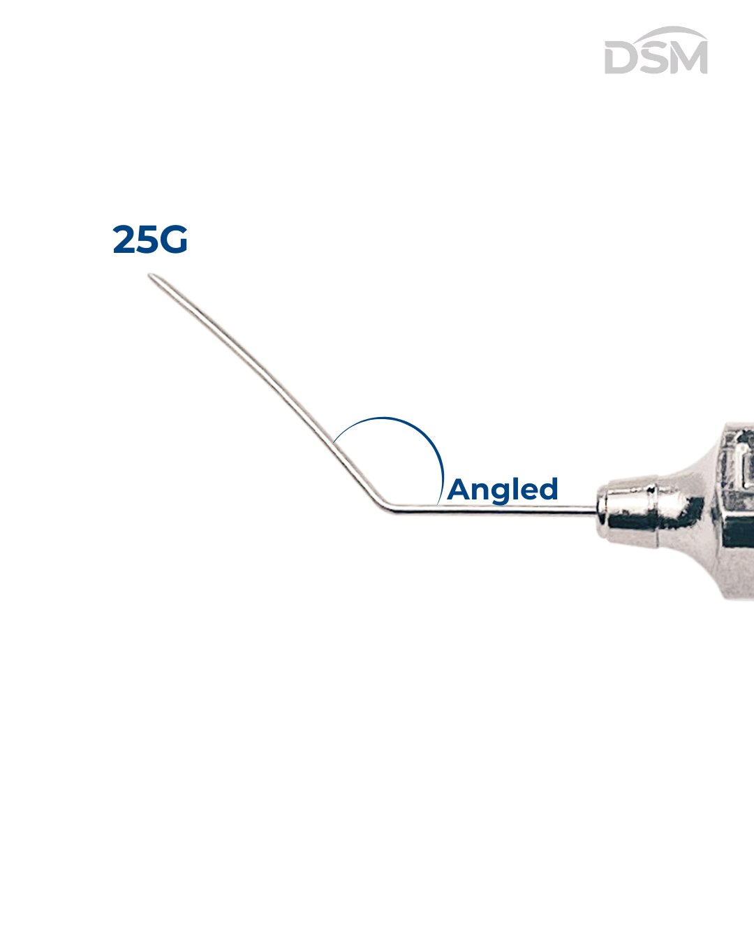 C-011  17 mm|25G LASIK Cannula  Cánula LASIK  Box of 6-Caja de 6