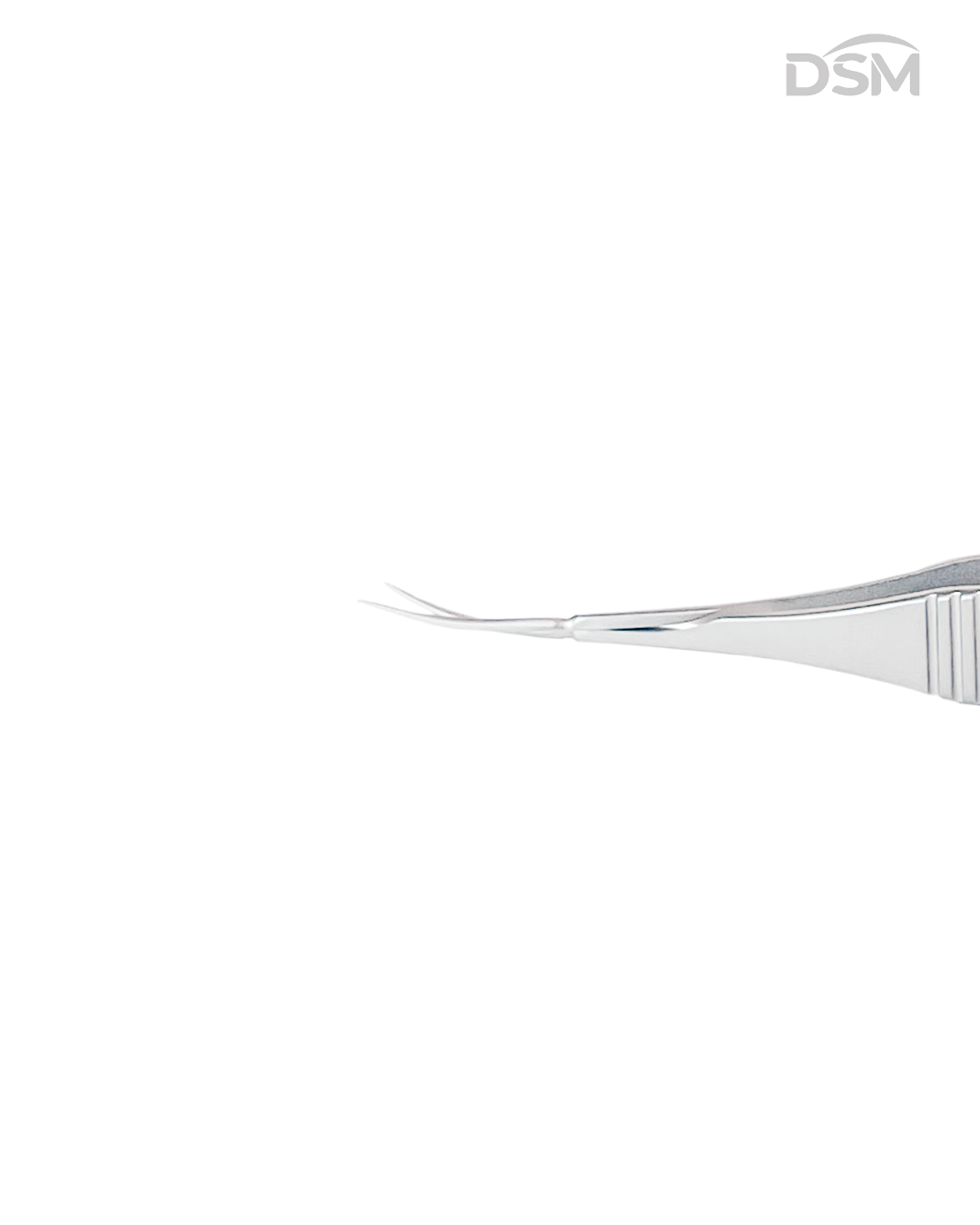 S-029 88mm Curved Vannas Scissors for Capsulotomy Tijeras de Vannas para Capsulotomía Curva Box of 2-Caja de 2