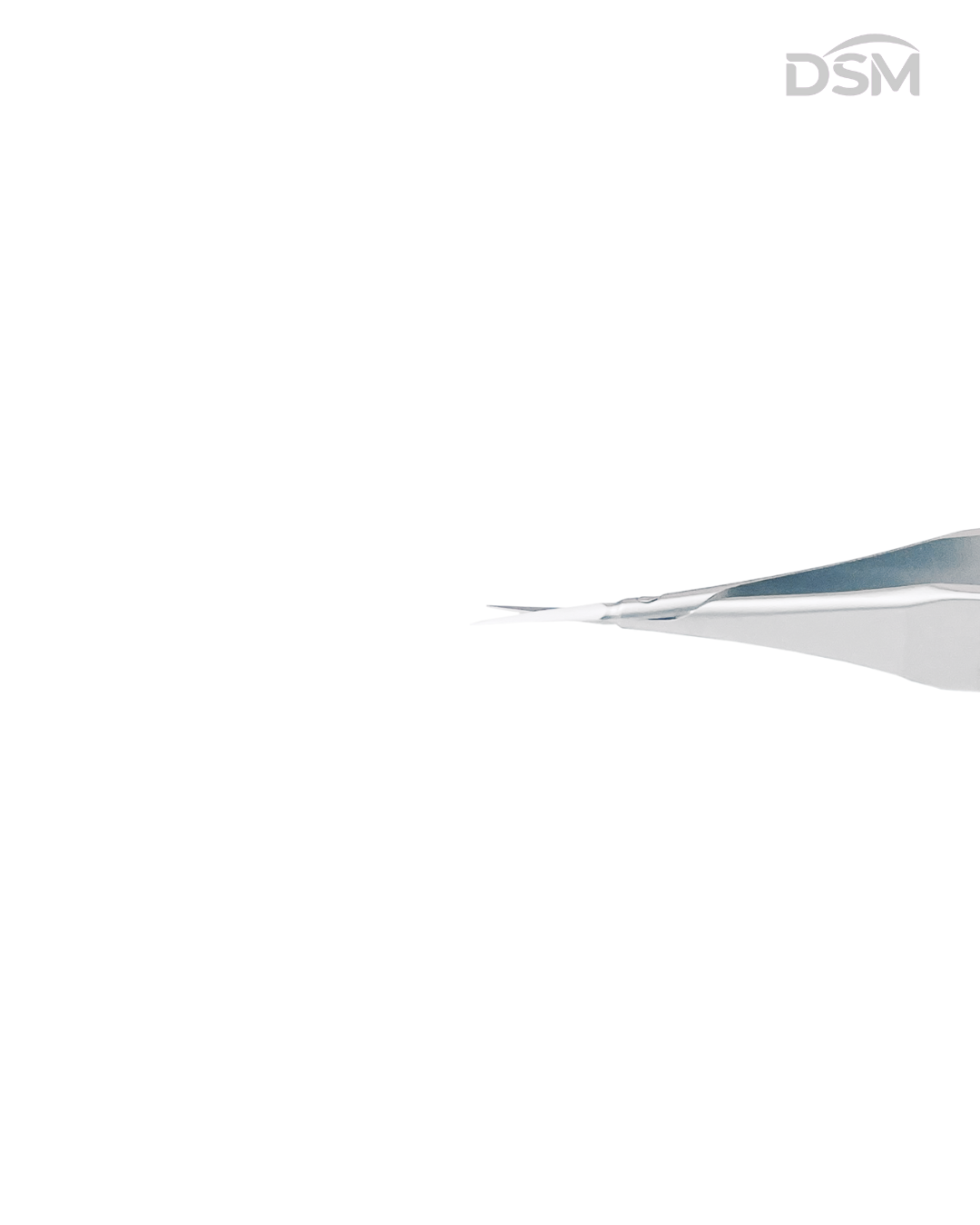 S-030 112mm Straight Vannas Scissors for Capsulotomy Tijeras de Vannas para Capsulotomía Recta Box of 2-Caja de 2