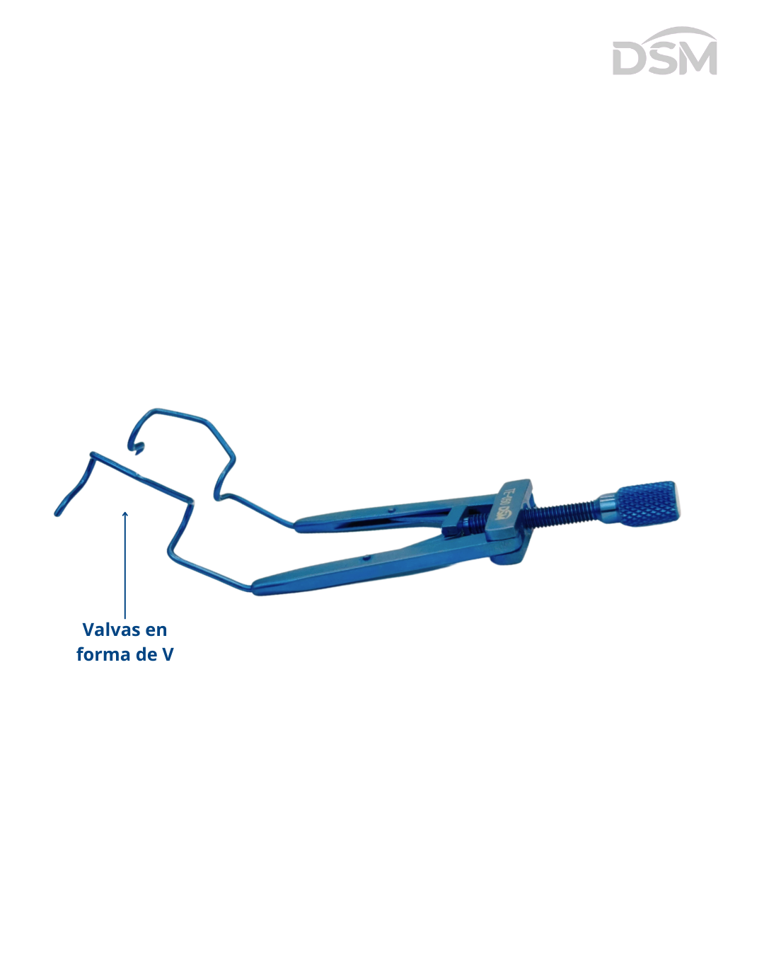 TE-050         65mm                 Adjustable Speculum V-shaped Wire                             Espéculo ajustable Valvas en forma de V