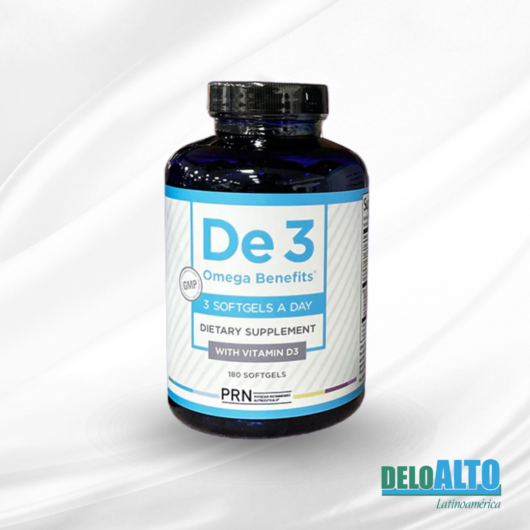 De3 Omega 3- 90|180|270 Soft Capsules   Cápsulas blandas , free shipping (Envío Gratis)